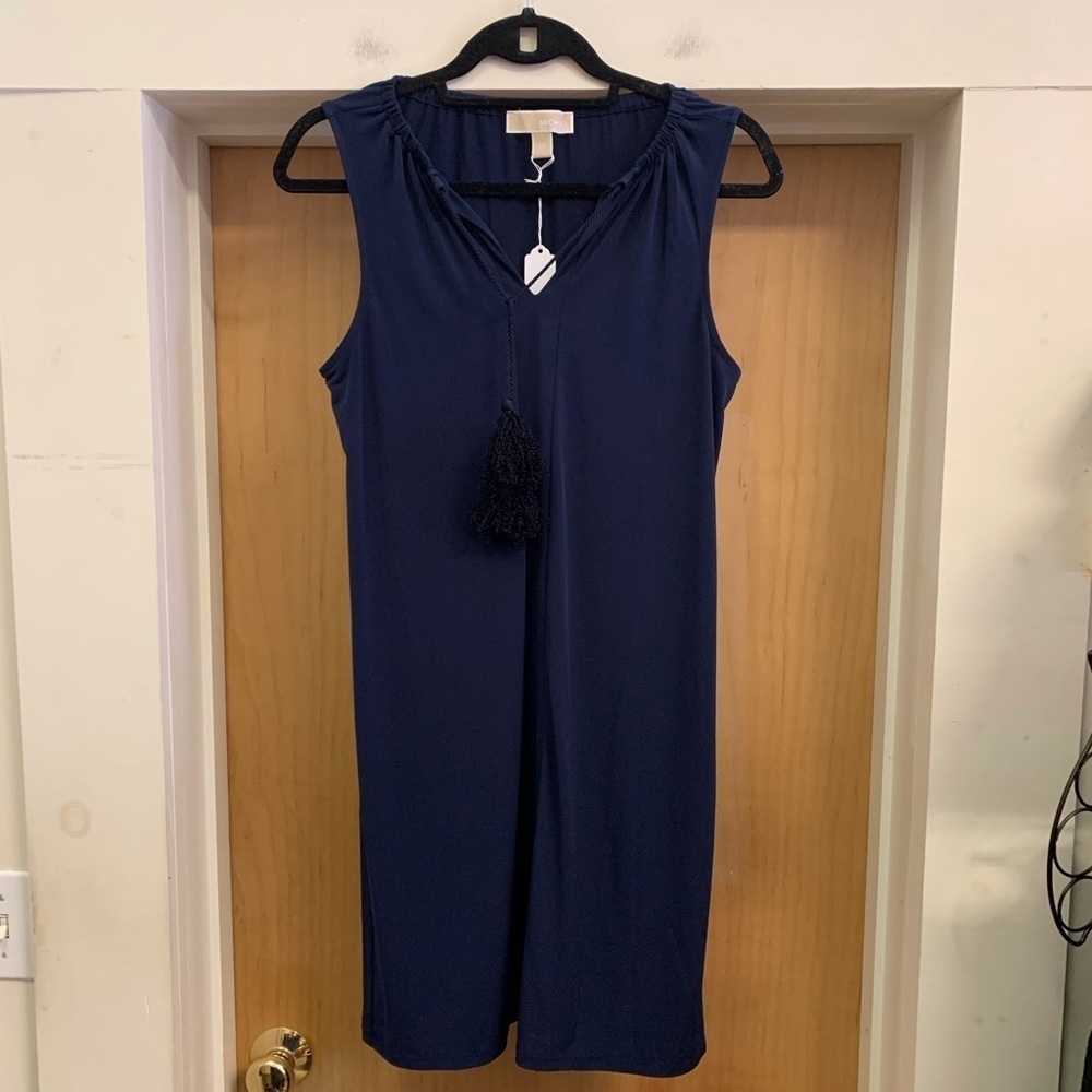 Michael Kors Dark Blue Sleeveless Mini Dress size XS